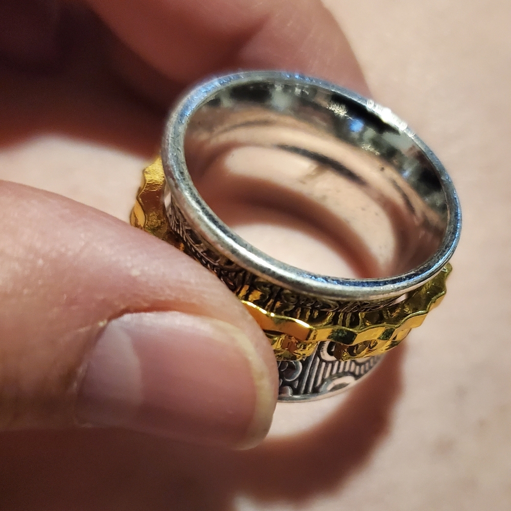 Geometric Fidget Ring - Picture 6 of 9